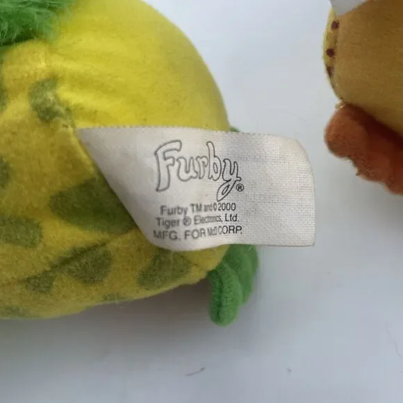 Furby Plush Keychain Lot of 3 - Vintage 2000 McDonalds Happy Meal Clip Toys VTG‎ - Picture 8 of 9